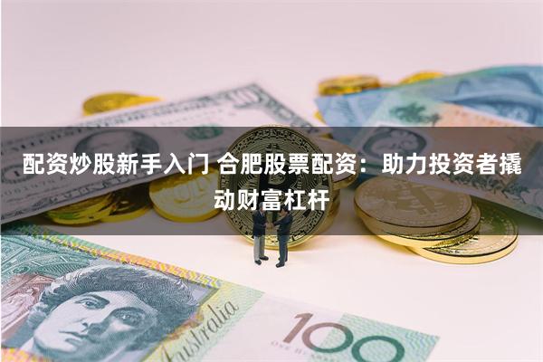 配资炒股新手入门 合肥股票配资：助力投资者撬动财富杠杆